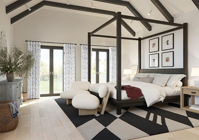 Floral Whimsy, Night Time - Made to Measure Curtains - Image 8